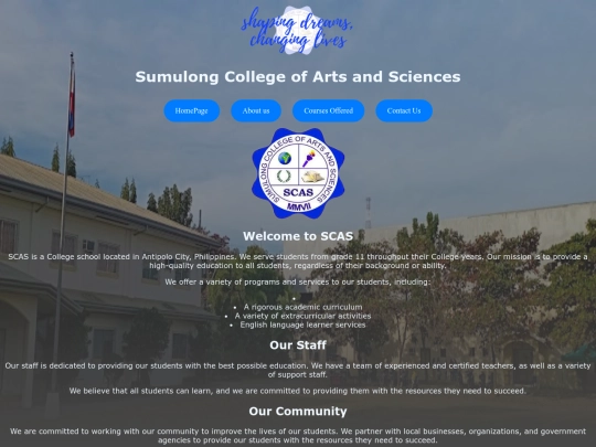 about us screenshot