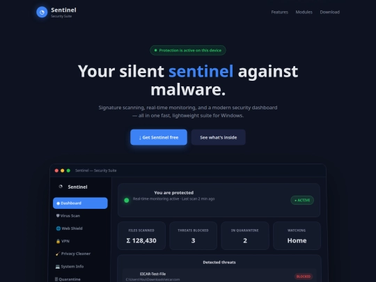 index screenshot