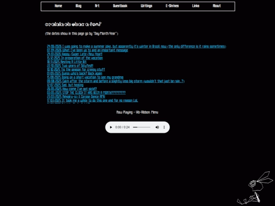blog screenshot