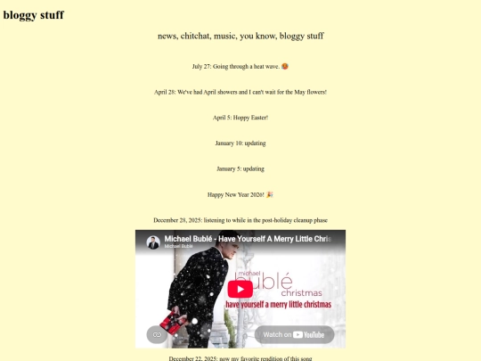 bloggystuff screenshot