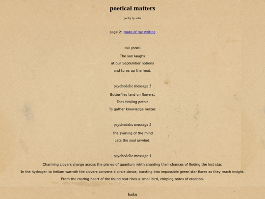poetry screenshot