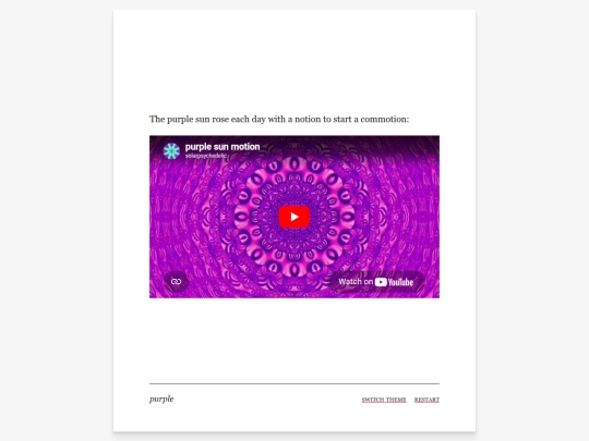purple screenshot