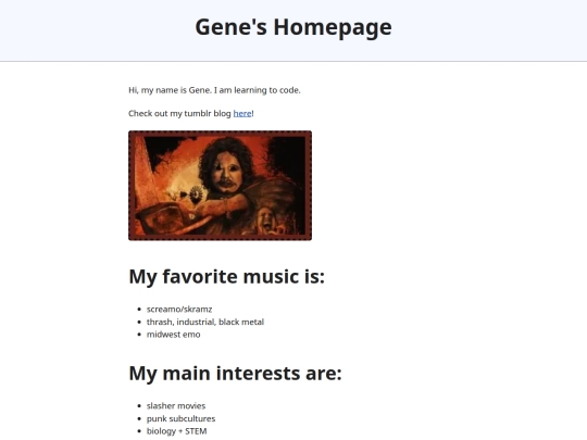 index screenshot