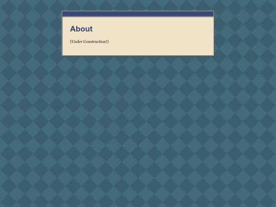 blog/about screenshot