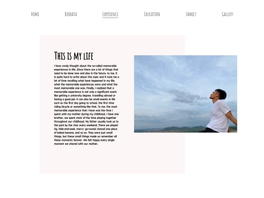 experience screenshot