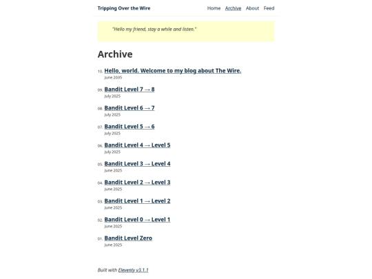 blog screenshot