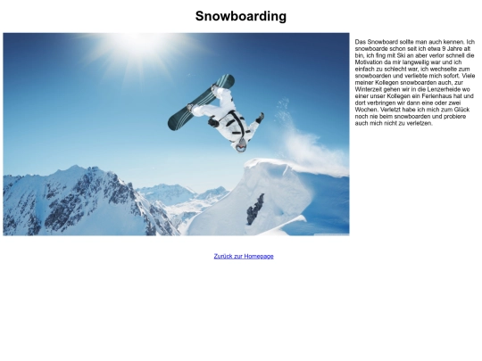 snowboarding screenshot