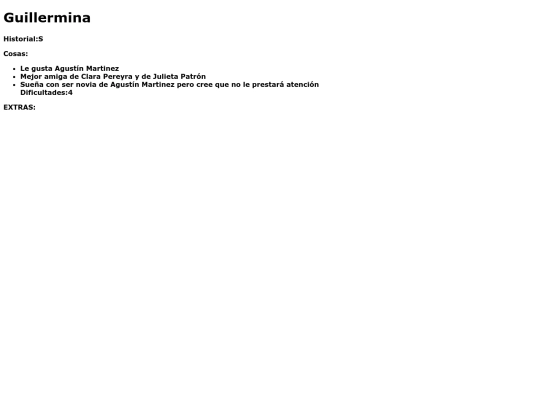 Guillermina screenshot