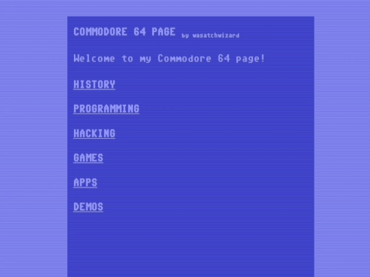 index screenshot