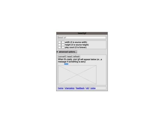 experiments/tweet2gif screenshot