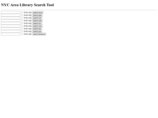 metrolibrarysearcher screenshot