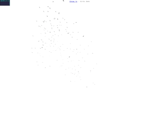 v124/oldthree/examples/geometry_birds screenshot