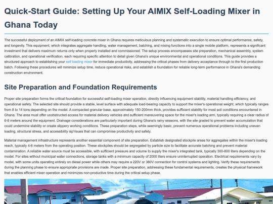 Quick-Start-Guide-Setting-Up-Your-AIMIX-Self-Loading-Mixer-in-Ghana-Today screenshot