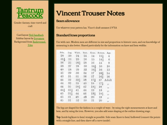 SewingBox/trousers/vince-notes screenshot