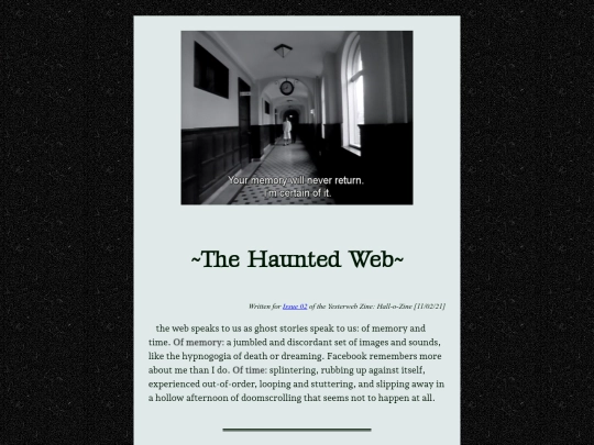 archipelago/hallowzine/the-haunted-web screenshot