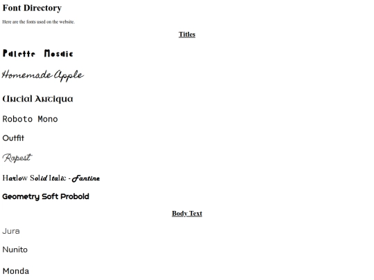 fonts/fonts screenshot