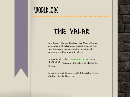 moria/worldlore screenshot