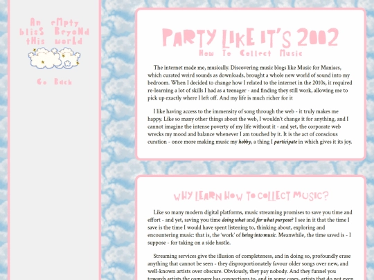 music/party-like-its-2002 screenshot