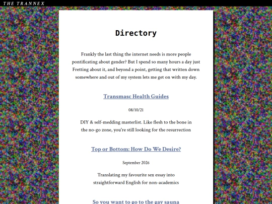 trannex/directory screenshot