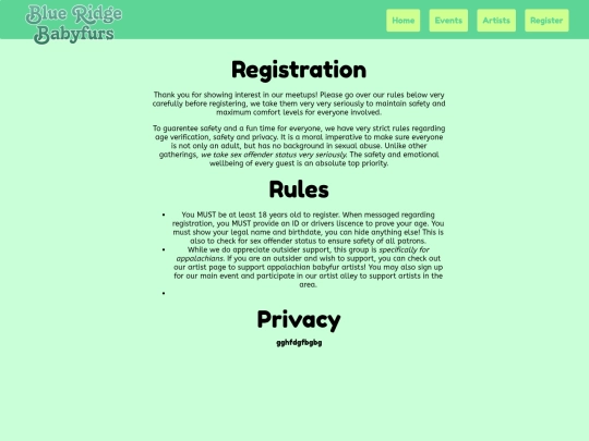 registration screenshot