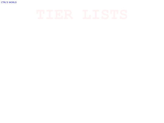tierlists screenshot