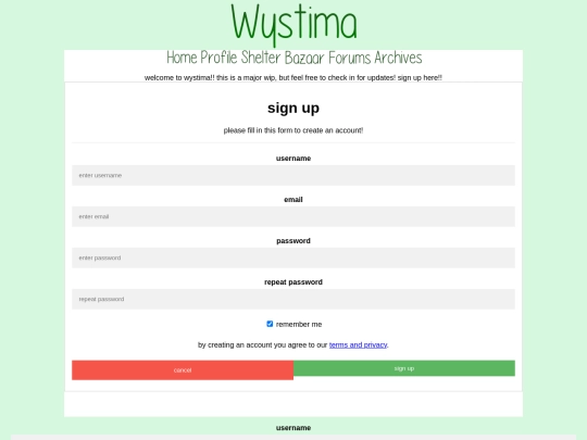 index screenshot