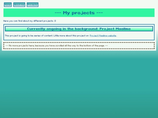 projects screenshot