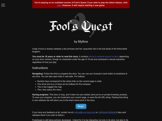 FoolsQuest-v5 screenshot