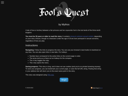 FoolsQuest-v6 screenshot