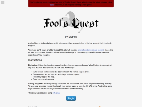 FoolsQuest-v7 screenshot