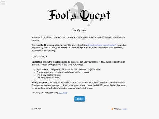 FoolsQuest-v8 screenshot