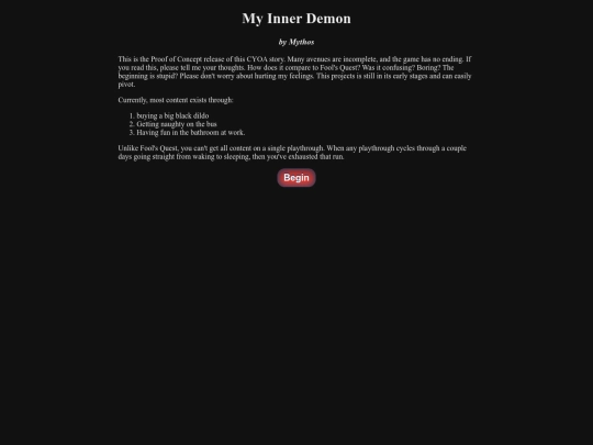 wip/MyInnerDemon-POC screenshot