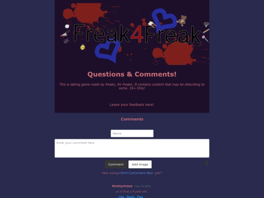 comments screenshot