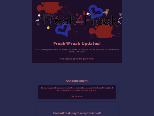updates screenshot