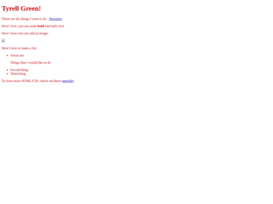 index screenshot