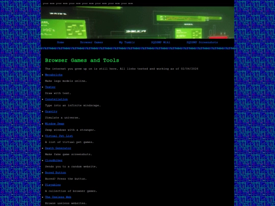 games screenshot