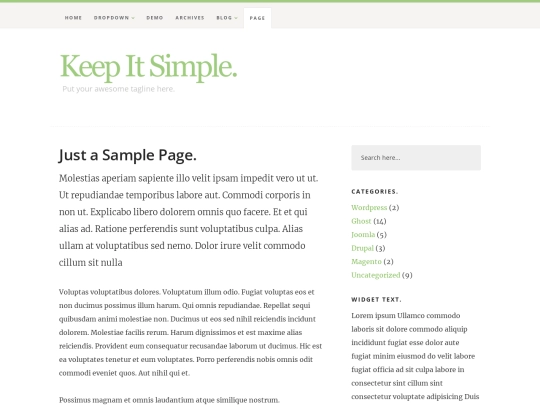 page screenshot