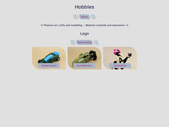 hobbies screenshot