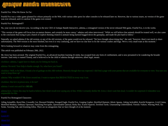 FearfulFoxphase2 screenshot
