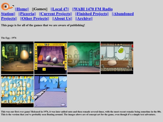 games screenshot