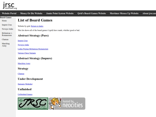 boardgameslist screenshot