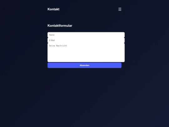 kontaktform screenshot