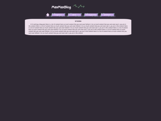 maxblog screenshot