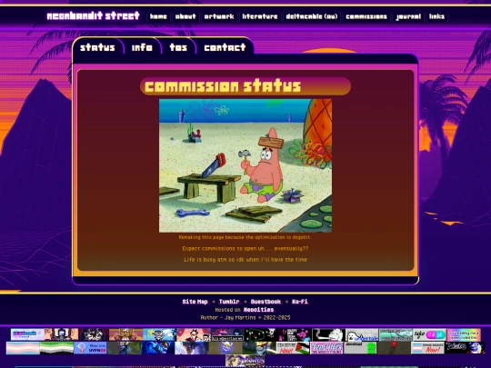 commissions screenshot
