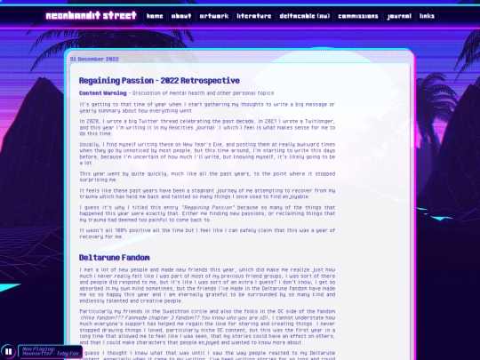 journal/posts/2022/december/RegainingPassion screenshot