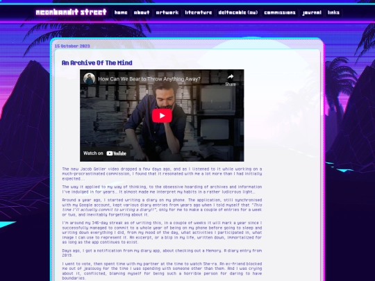 journal/posts/2023/october/ArchiveOfTheMind screenshot