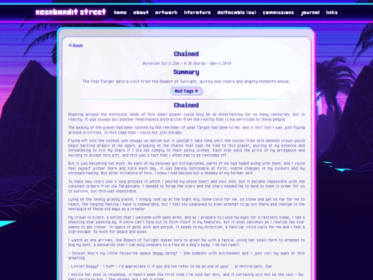 literature/league/chained screenshot
