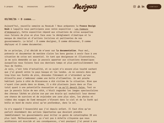 blog screenshot