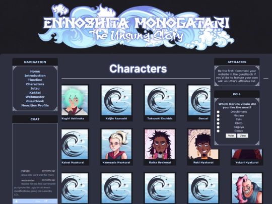 characters screenshot