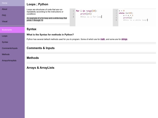 Loops1nPy screenshot
